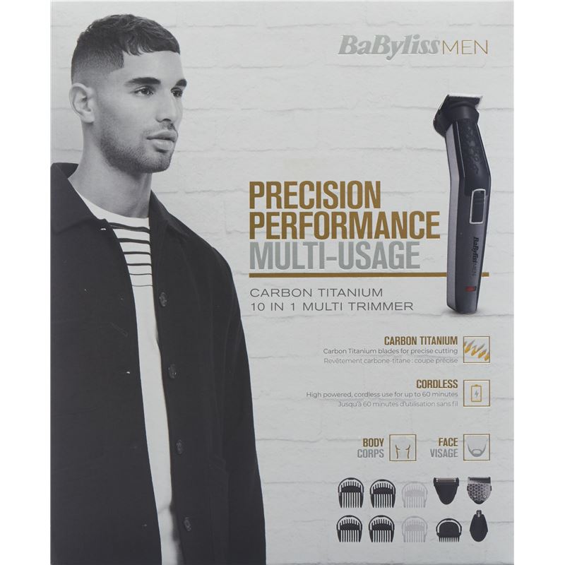 BABYLISS Multi 10 en 1 Carbon Titanium