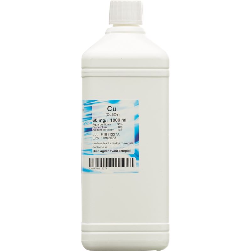 OLIGOPHARM Kupfer Lös 60 mg/l 1000 ml