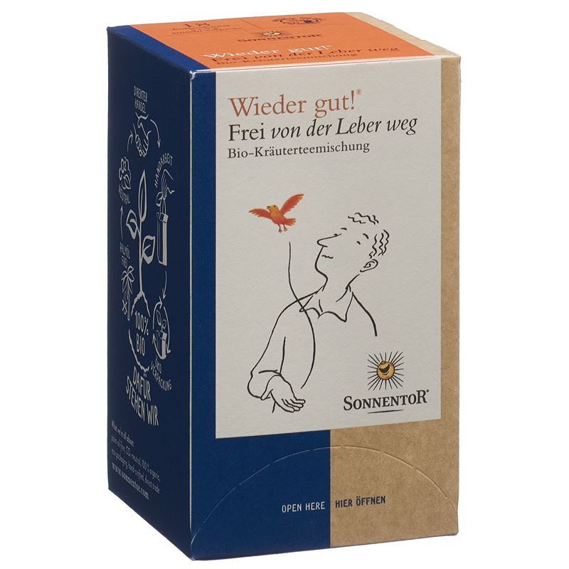 SONNENTOR Frei von der Leber weg Tee 18 Btl
