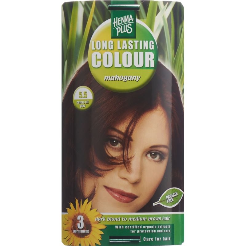 HENNA PLUS Long Last Colour 5.5 mahagoni