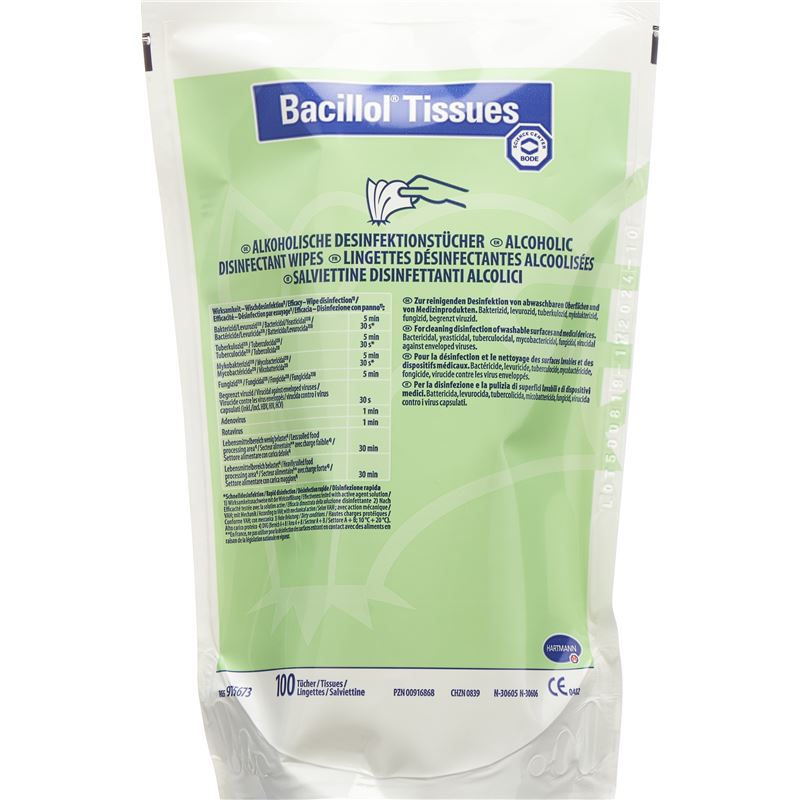 BACILLOL Tissues Flächendesinfektion ref 100 Stk