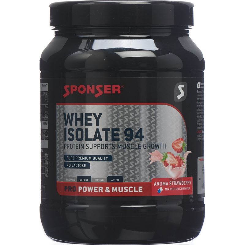 SPONSER Whey Isolate 94 Strawberry Ds 425 g
