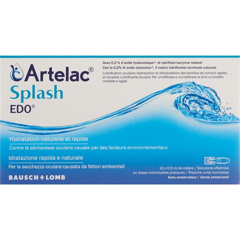 ARTELAC Splash EDO Gtt Opht 10 Monodos 0.5 ml