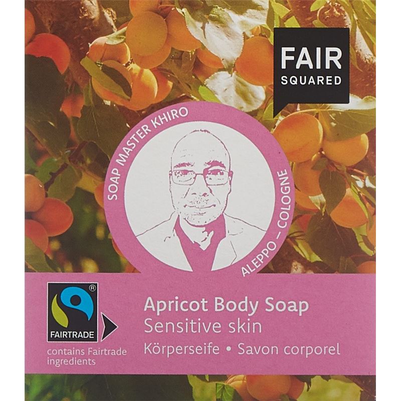 FAIR SQUARED Body Soap Apric Sens Skin 2 x 80 g