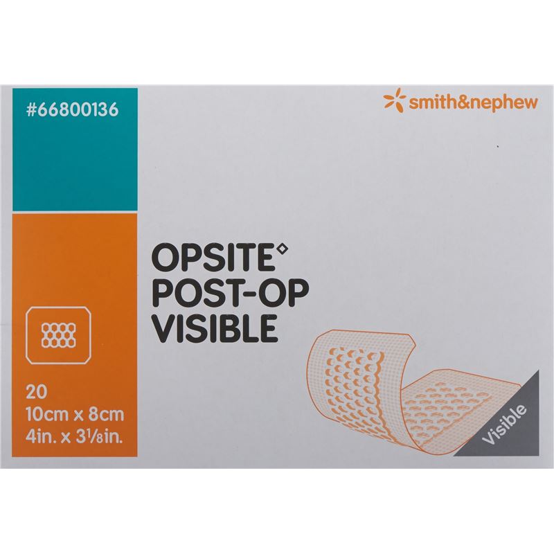 OPSITE POST OP VISIBLE Wundverb 8x10cm 20 Stk