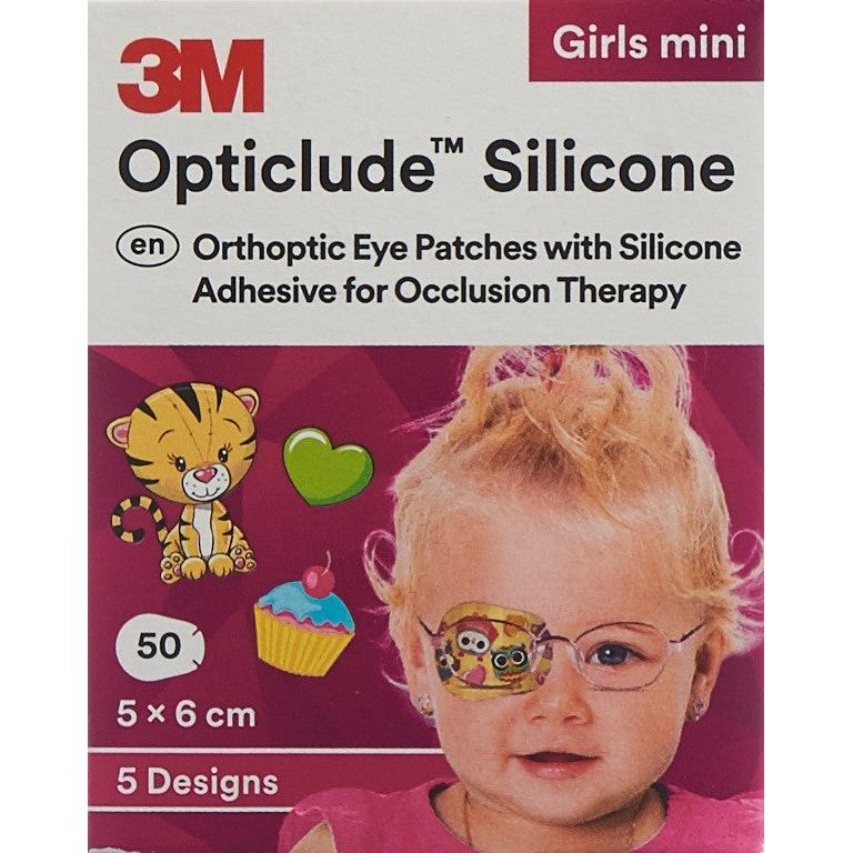 3M OPTICLUDE Sil Augenv 5x6cm Mini Girl (n) 50 Stk