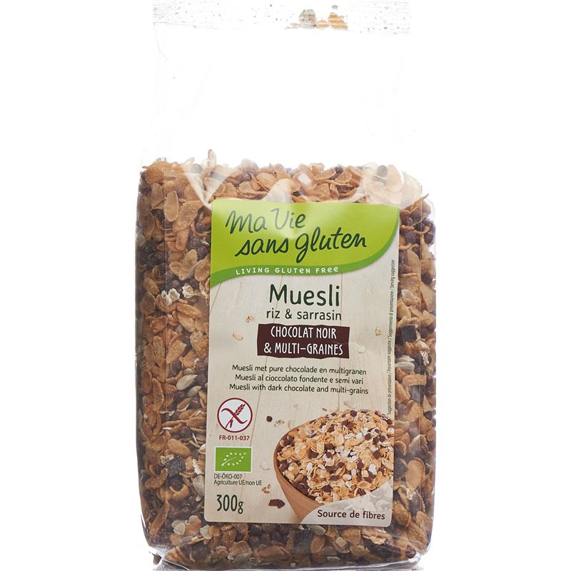 MA VIE S GLUT Müesli dunkle Schoko Mehrkorn 300 g