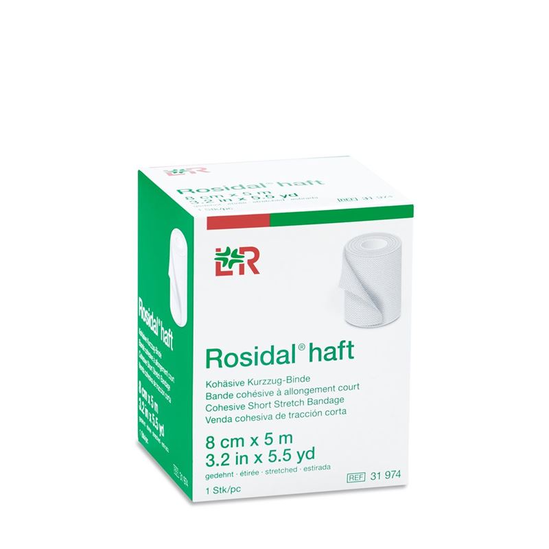 ROSIDAL haft kohäsive Kurzzugbinde 8cmx5m