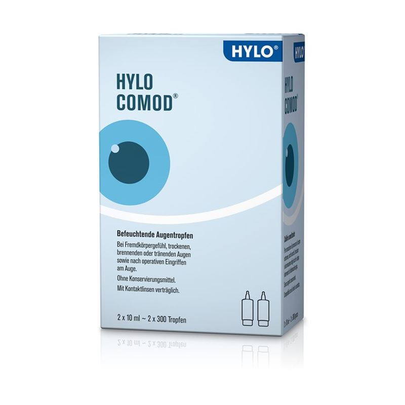 HYLO COMOD Gtt Opht 2 Fl 10 ml