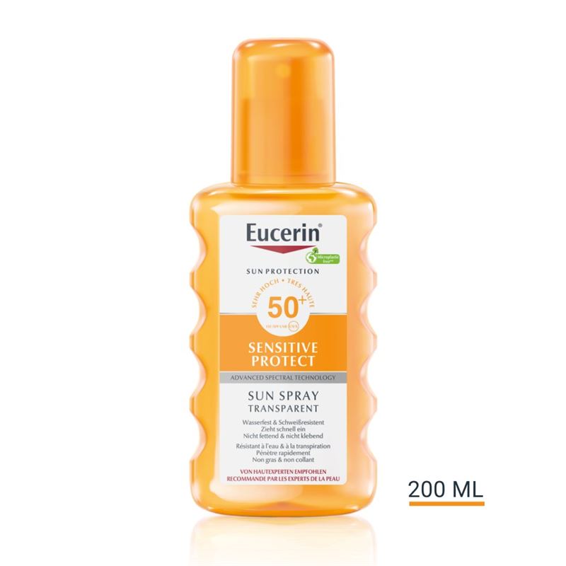 EUCERIN SUN Sens Protect Spr Trans LSF50 200 ml