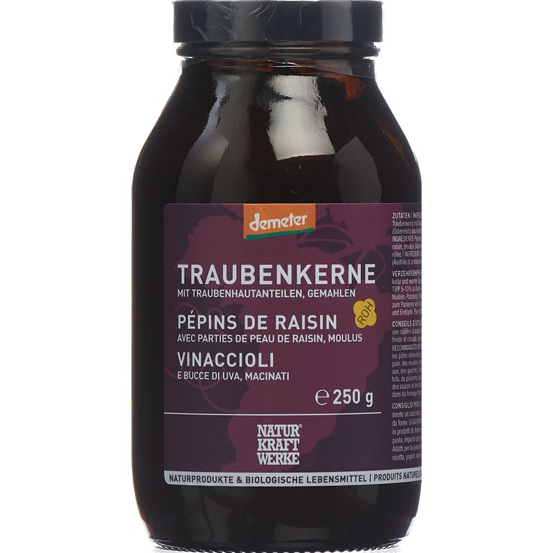 NATURKRAFTWERKE Traubenkerne gem Demeter 250 g