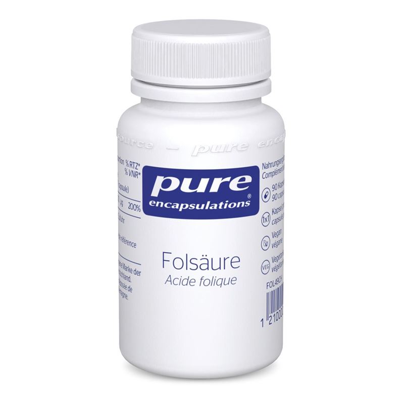 PURE Folsäure Kaps Ds 90 Stk