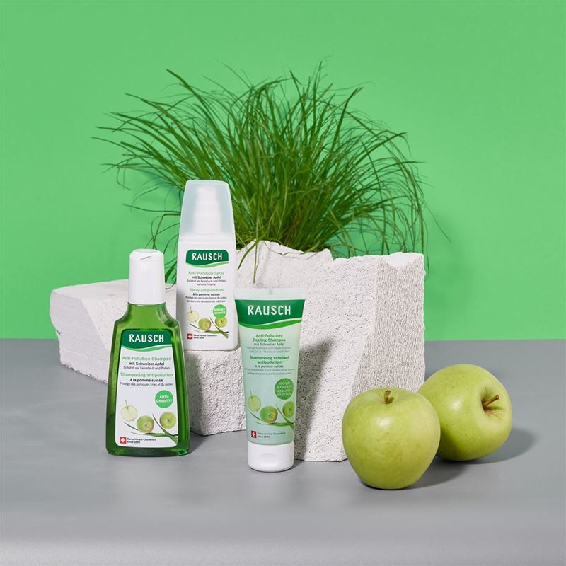 RAUSCH Anti-Pollution-Shamp schw Apfel Fl 40 ml
