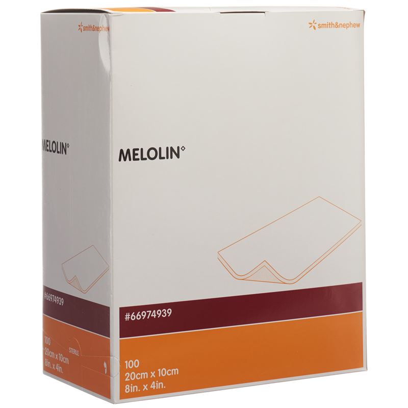 MELOLIN Wundkompressen 10x20cm steril 100 Btl