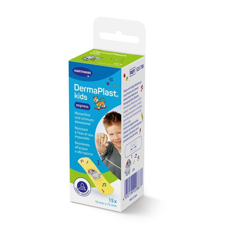 DERMAPLAST Kids Express Strips 19x72mm 15 Stk