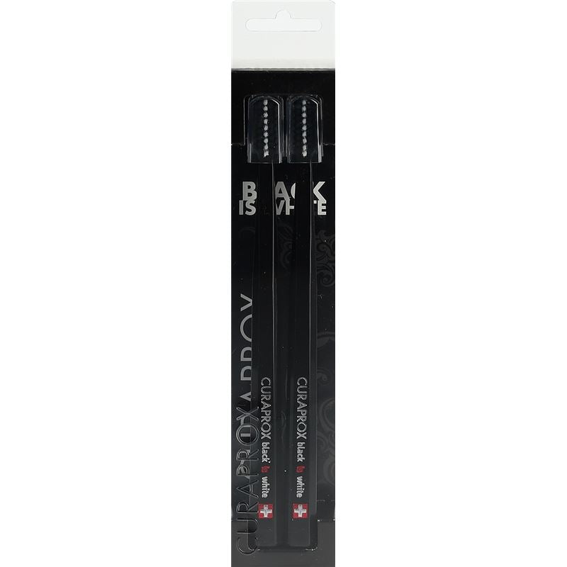 CURAPROX Black is White Zahnbürst schw/schw 2 Stk