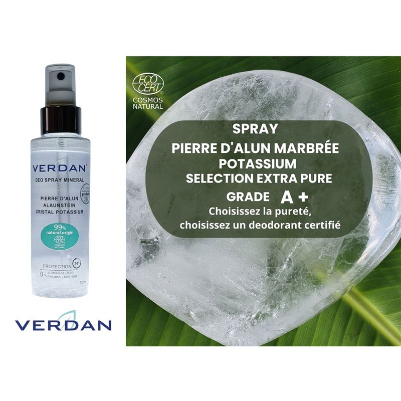 VERDAN Alaunstein Deo Spray Ecocert 100 ml