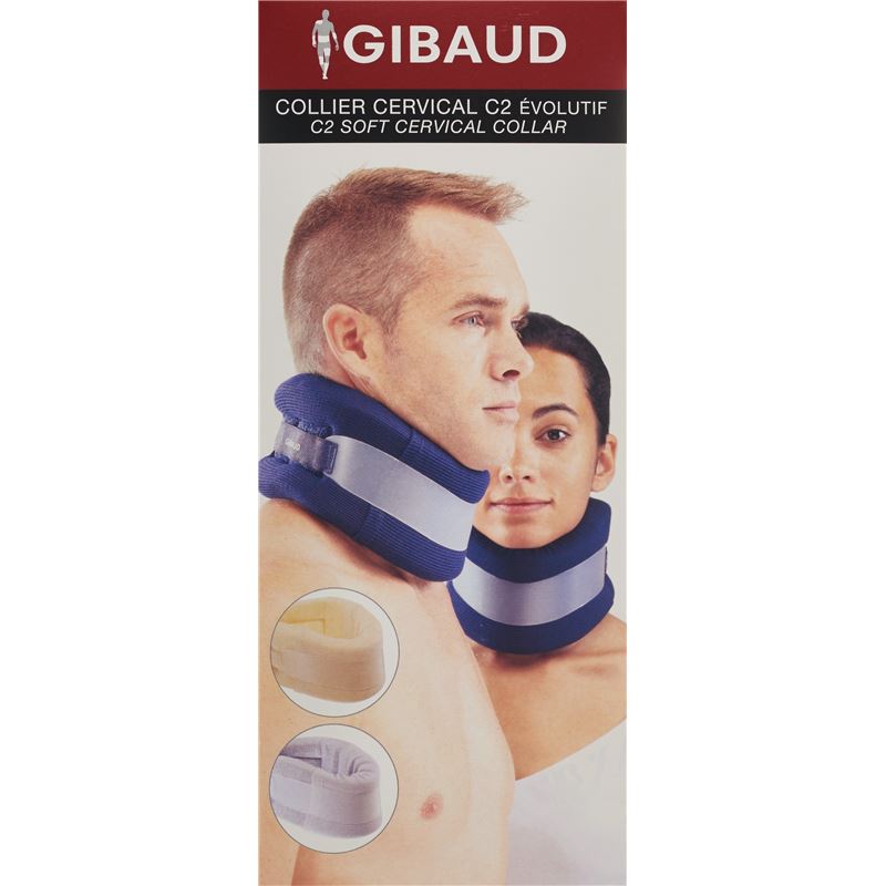 GIBAUD Cervicalstütze C2 7.5cm Gr2 35-40cm verstär