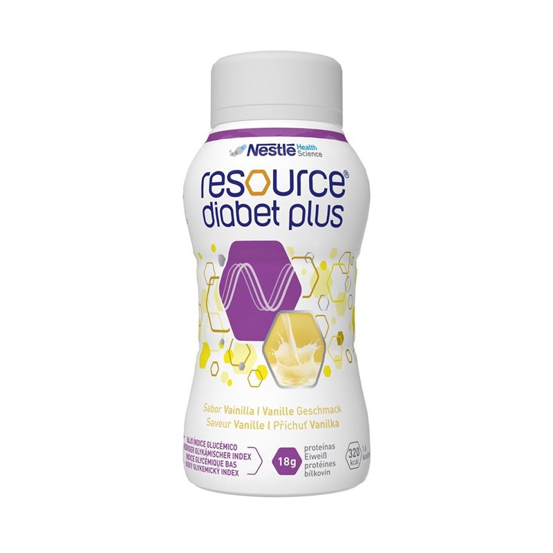 RESOURCE Diabet Plus Vanille 4 Fl 200 ml