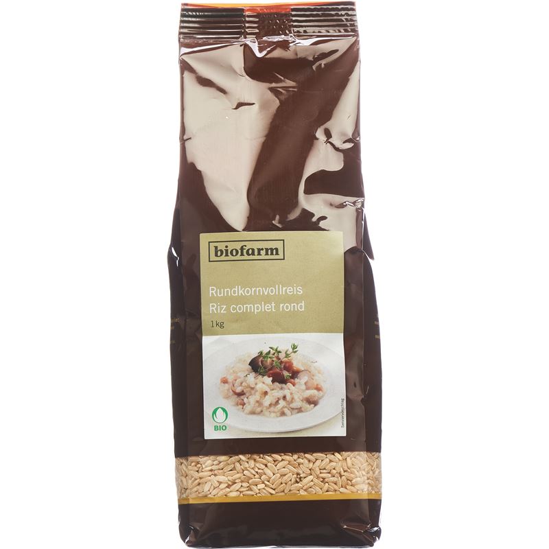 BIOFARM Reis Rundkorn Knospe Btl 1 kg