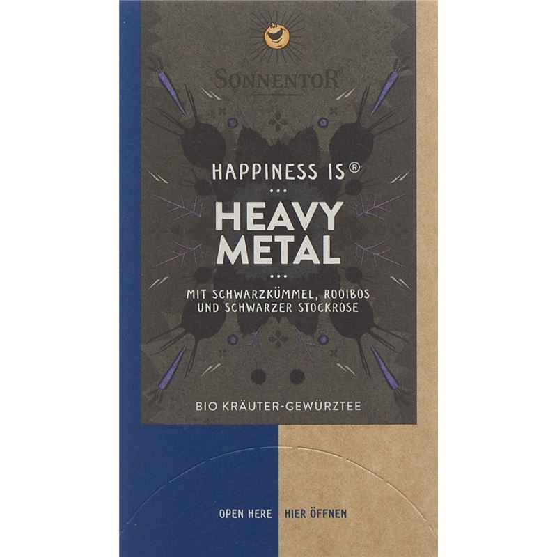 SONNENTOR Happiness is Heavy Metal Tee Btl 18 Stk