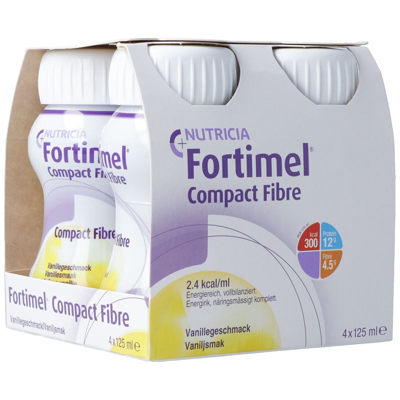 FORTIMEL Compact Fibre Vanille 4 Fl 125 ml