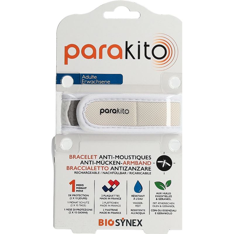 PARAKITO Armband Erwachsene weiss