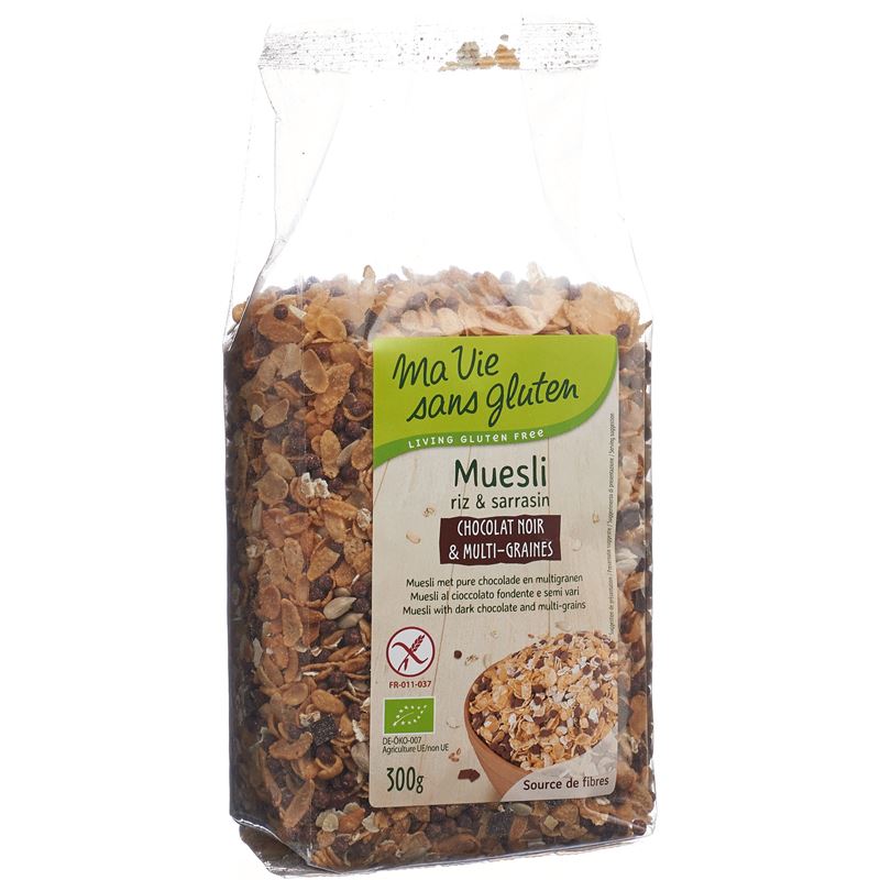 MA VIE S GLUT Müesli dunkle Schoko Mehrkorn 300 g