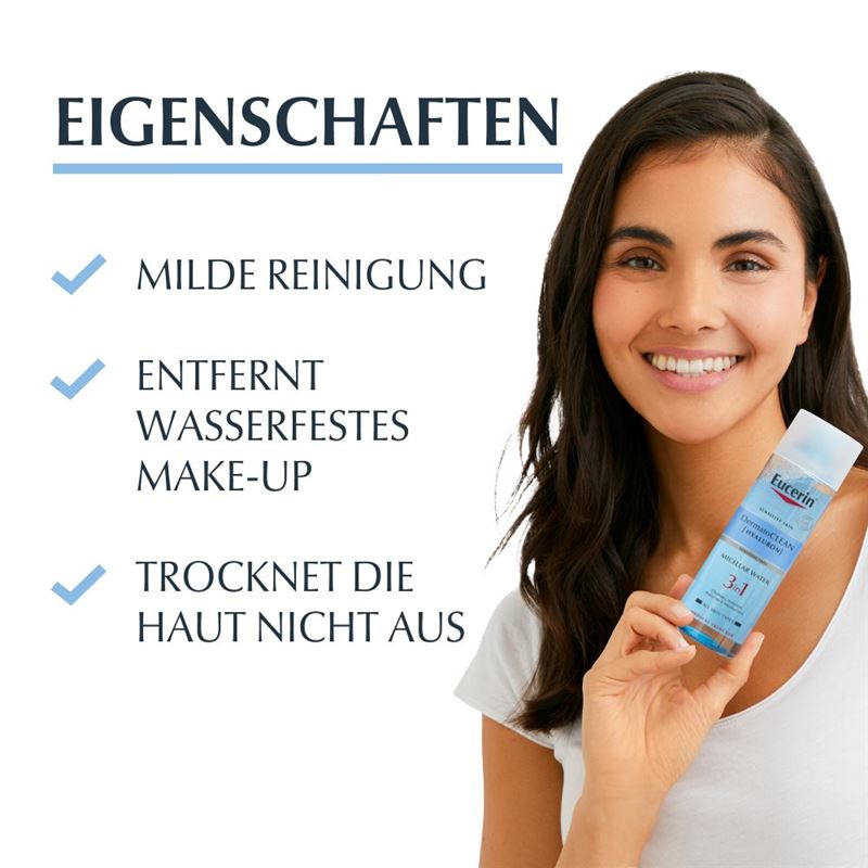 EUCERIN DermatoCLEAN 3-1 Reinigungsf Mi Big 400 ml