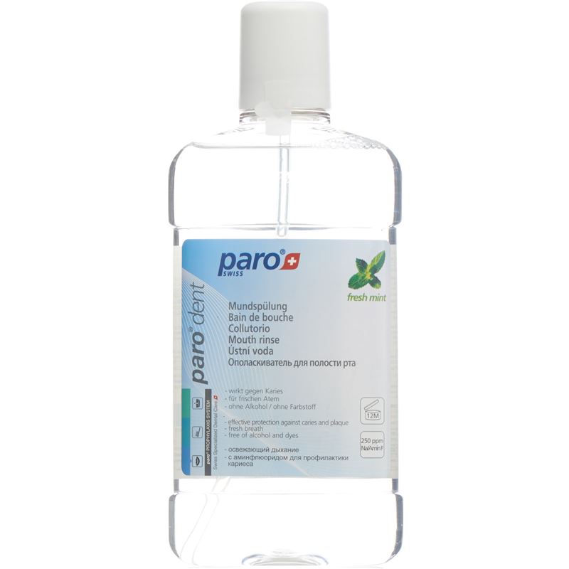 PARO DENT Dentalspülung mit Aminfluorid 500 ml
