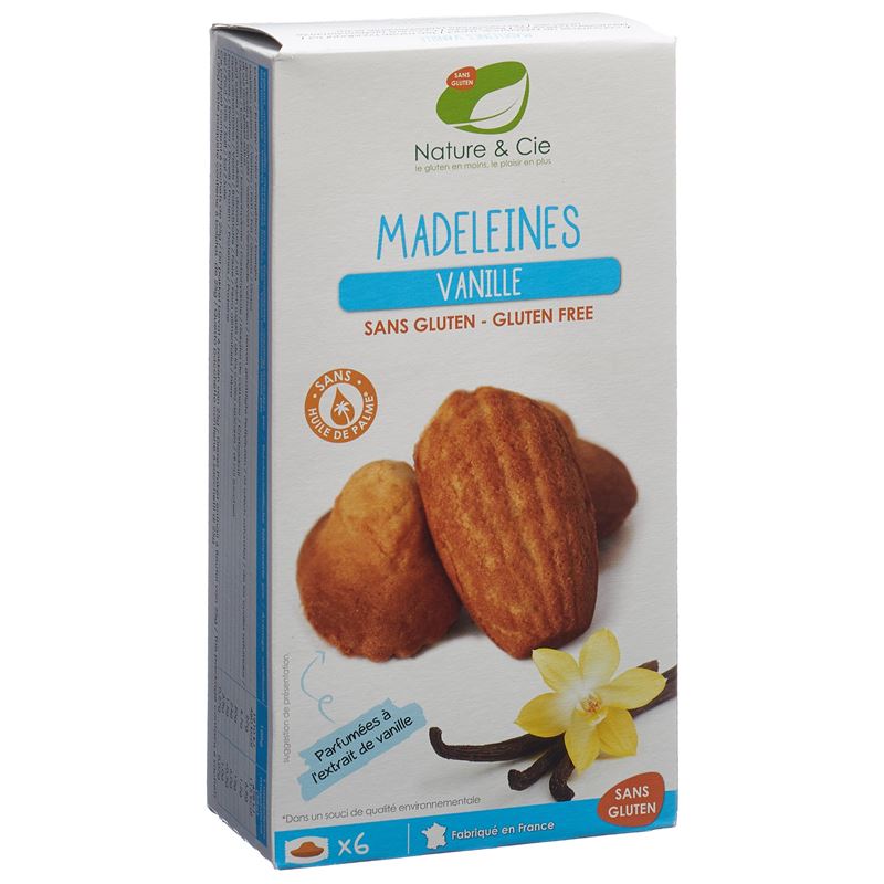 NATURE&CIE Madeleines Vanille glutenfrei 6 x 25 g
