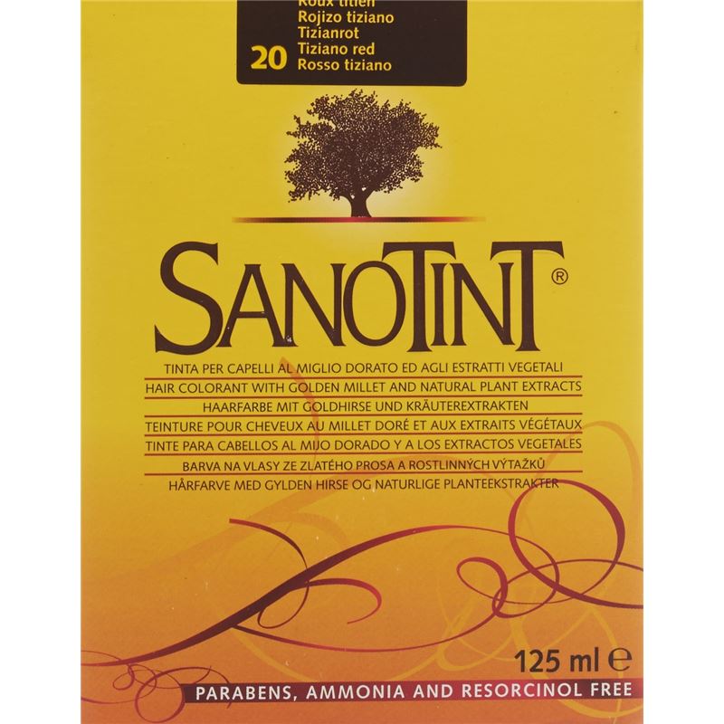 SANOTINT Haarfarbe 20 tizianrot
