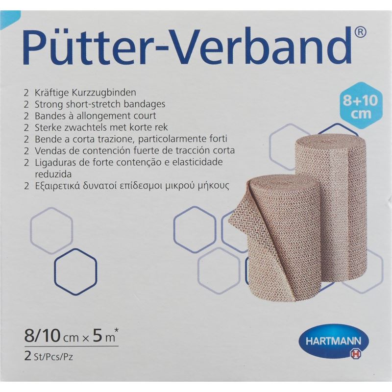 PÜTTER Verband 8/10cmx5m 2 Stk