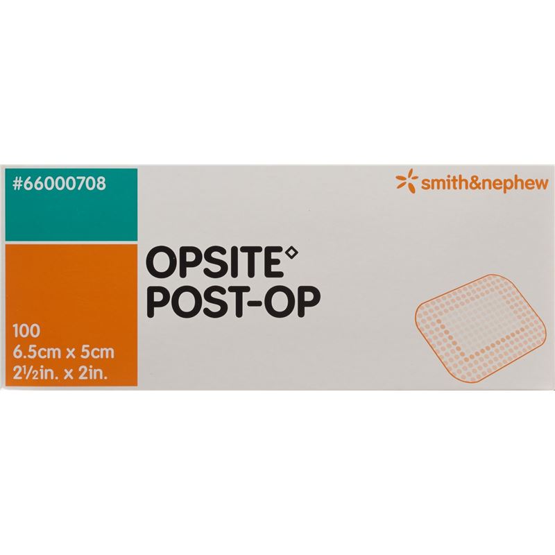 OPSITE POST OP Folienverb 6.5x5cm ster 100 Btl