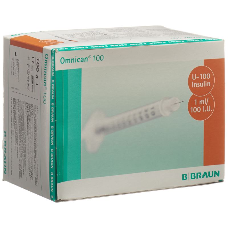 OMNICAN Insulin 100 1ml 0.3x12mm G30 einzel 100 x
