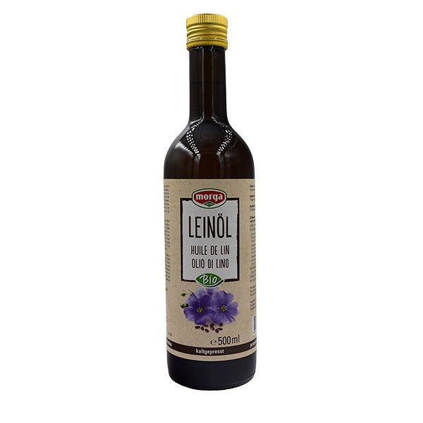 MORGA Leinöl kaltgepresst Bio Fl 5 dl