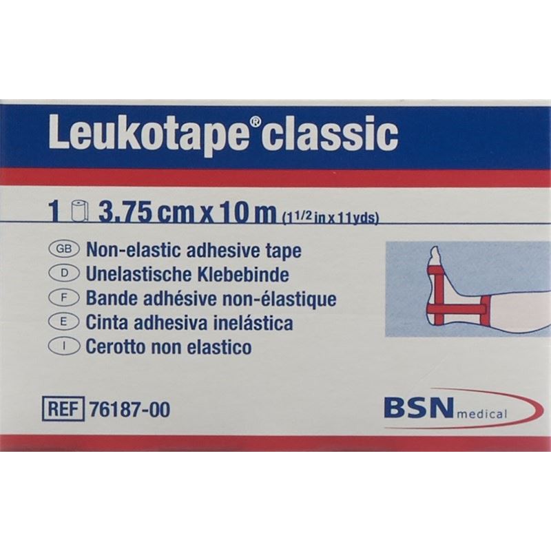 LEUKOTAPE classic Pflasterband 10mx3.75cm rot