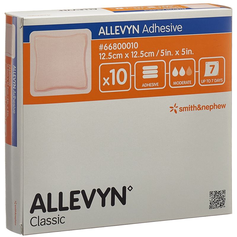 ALLEVYN ADHESIVE Wundverband 12.5x12.5cm 10 Stk