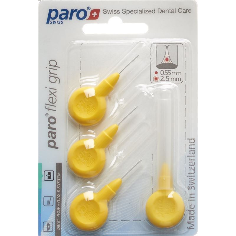 PARO Flexi Grip 2.5mm xx-fine gelb zylindr 4 Stk