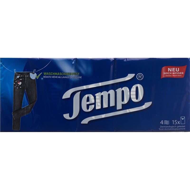 TEMPO Taschentücher Classic 15 x 10 Stk