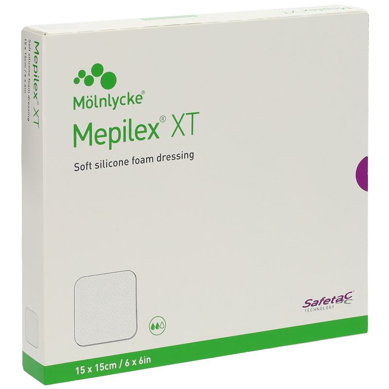 MEPILEX Safetac XT 15x15cm steril 5 Stk