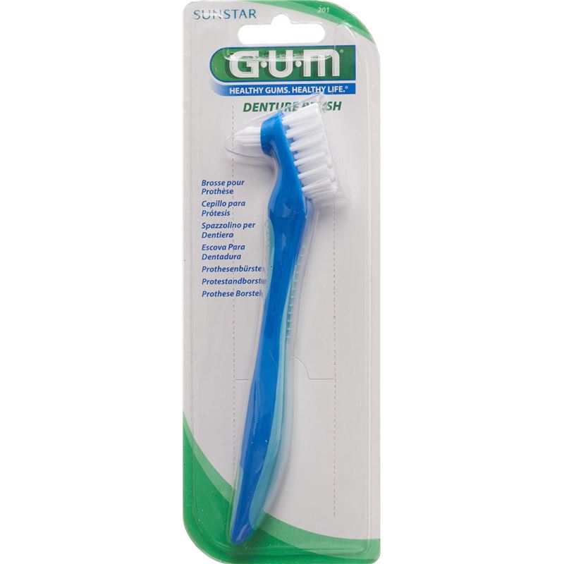 GUM SUNSTAR Prothesenbürste hart