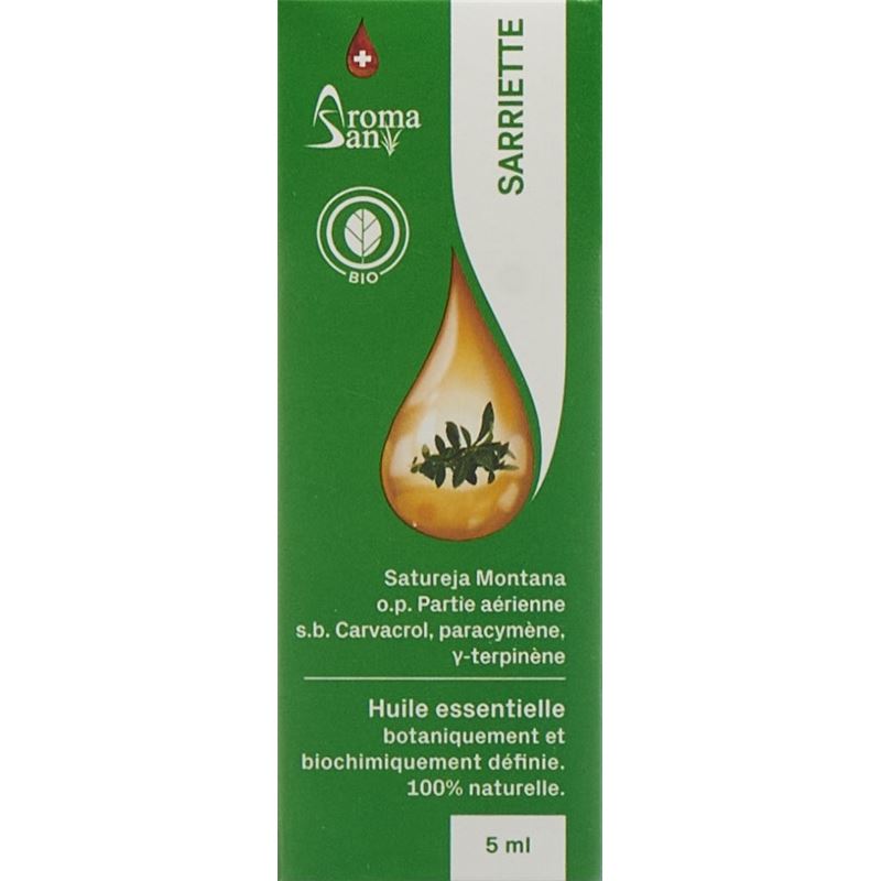 AROMASAN Bergbohnenkraut Äth/Öl Schachtel Bio 5 ml