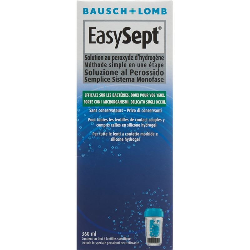 BAUSCH LOMB EasySept Peroxide Lös 360 ml
