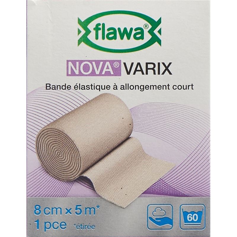 FLAWA NOVA Varix Kurzzugbinde 8cmx5m