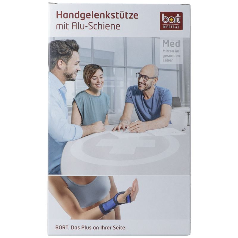 BORT Handgelenkstütze Schiene rech M -19cm beige