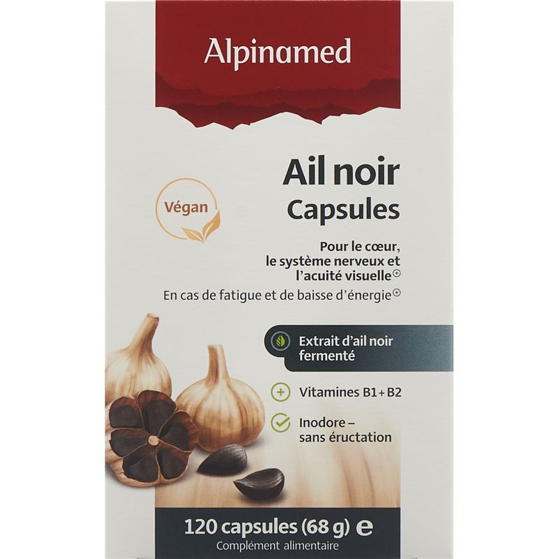 ALPINAMED Schwarzer Knoblauch Kaps 120 Stk