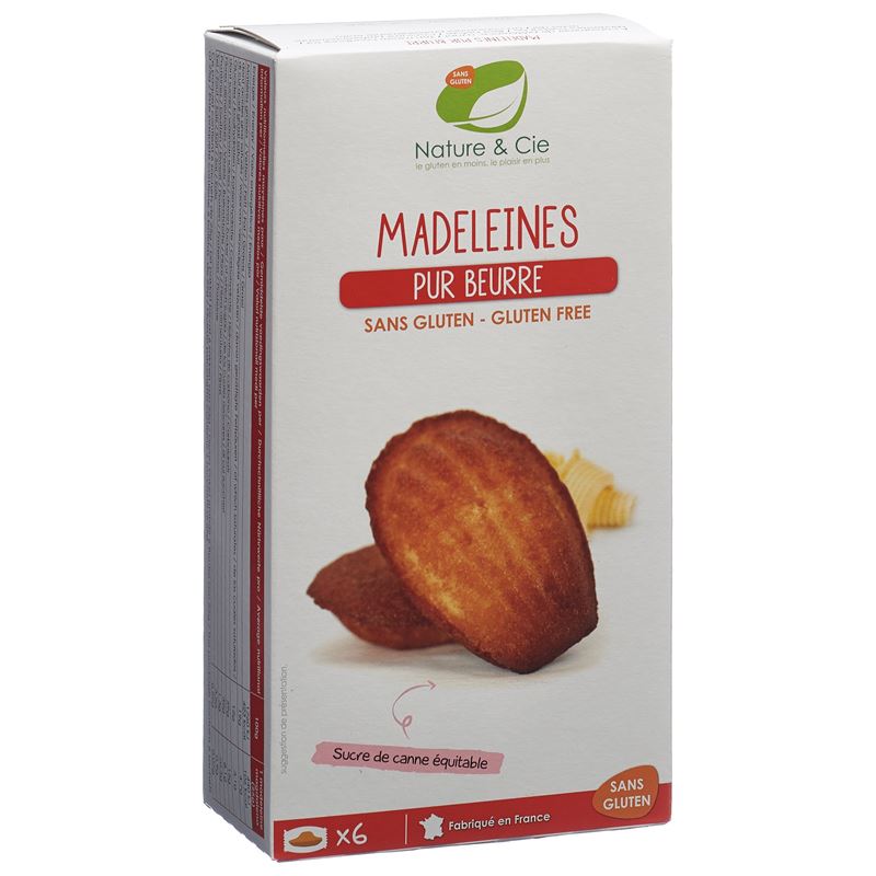 NATURE&CIE Madeleines Butter glutenfrei 6 x 25 g