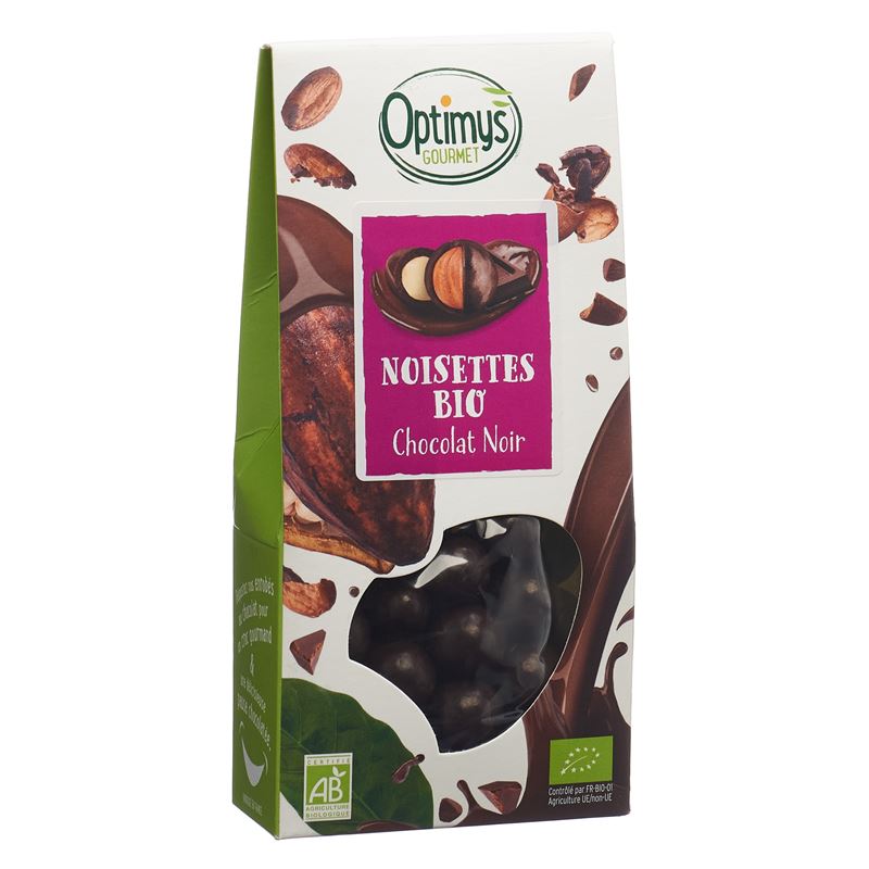 OPTIMYS Genuss Haselnusskerne dunk Schok Bio 150 g