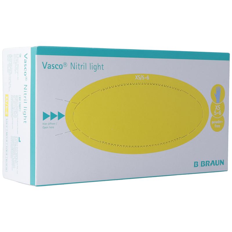 VASCO Nitril Light U-Handsch XS latexfr 100 Stk